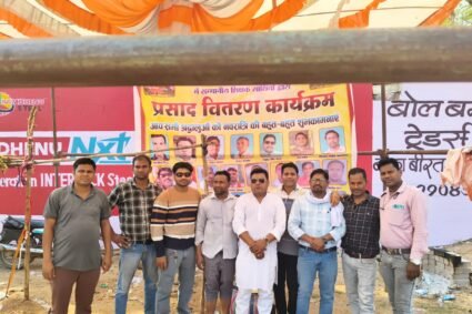 नवरात्रि में सेवा का संकल्प, मां मड़वारानी धाम में शिक्षकों ने किया प्रसाद वितरण